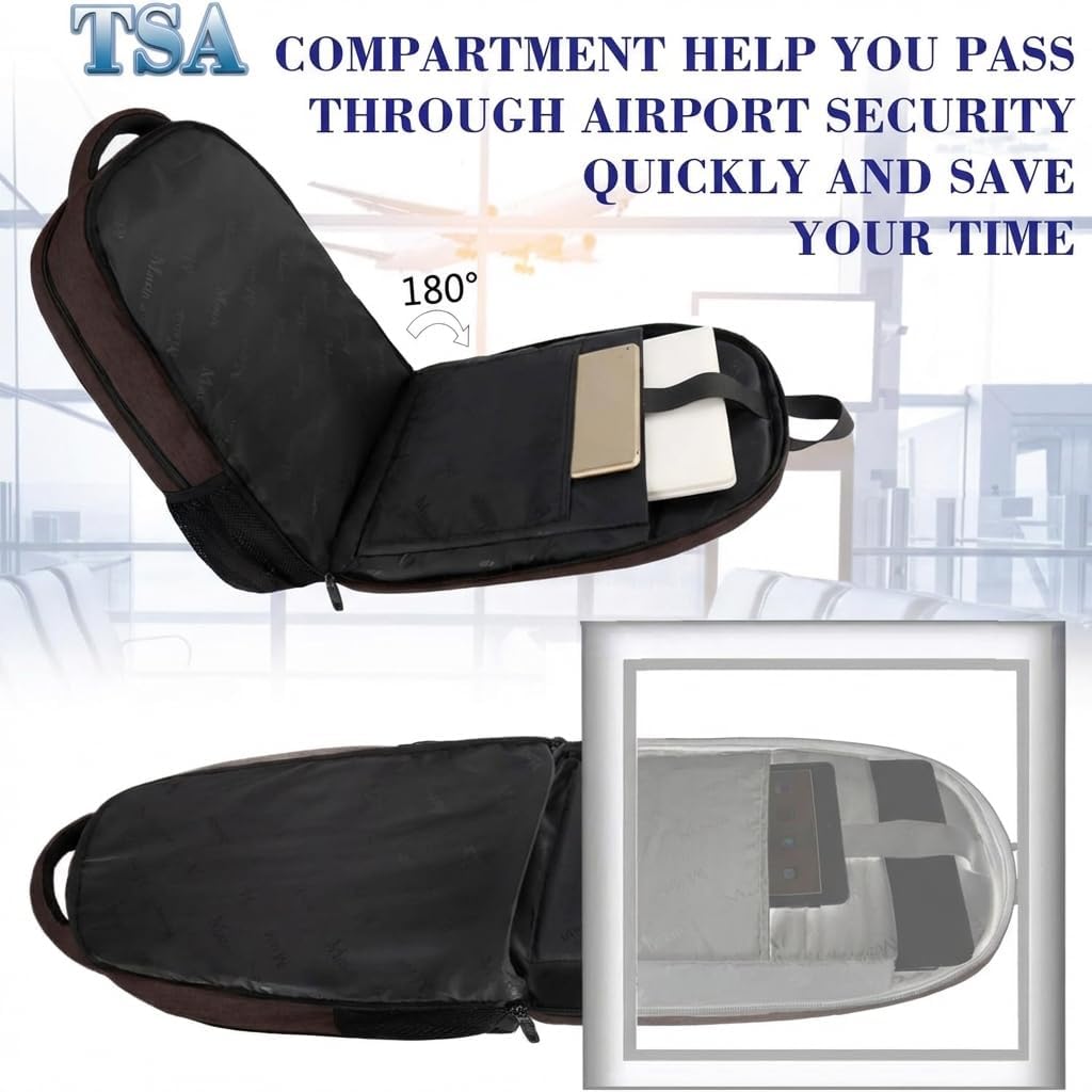 MATEIN Mochila para Laptop, Extra Grande Compatible con TSA de 17.3...