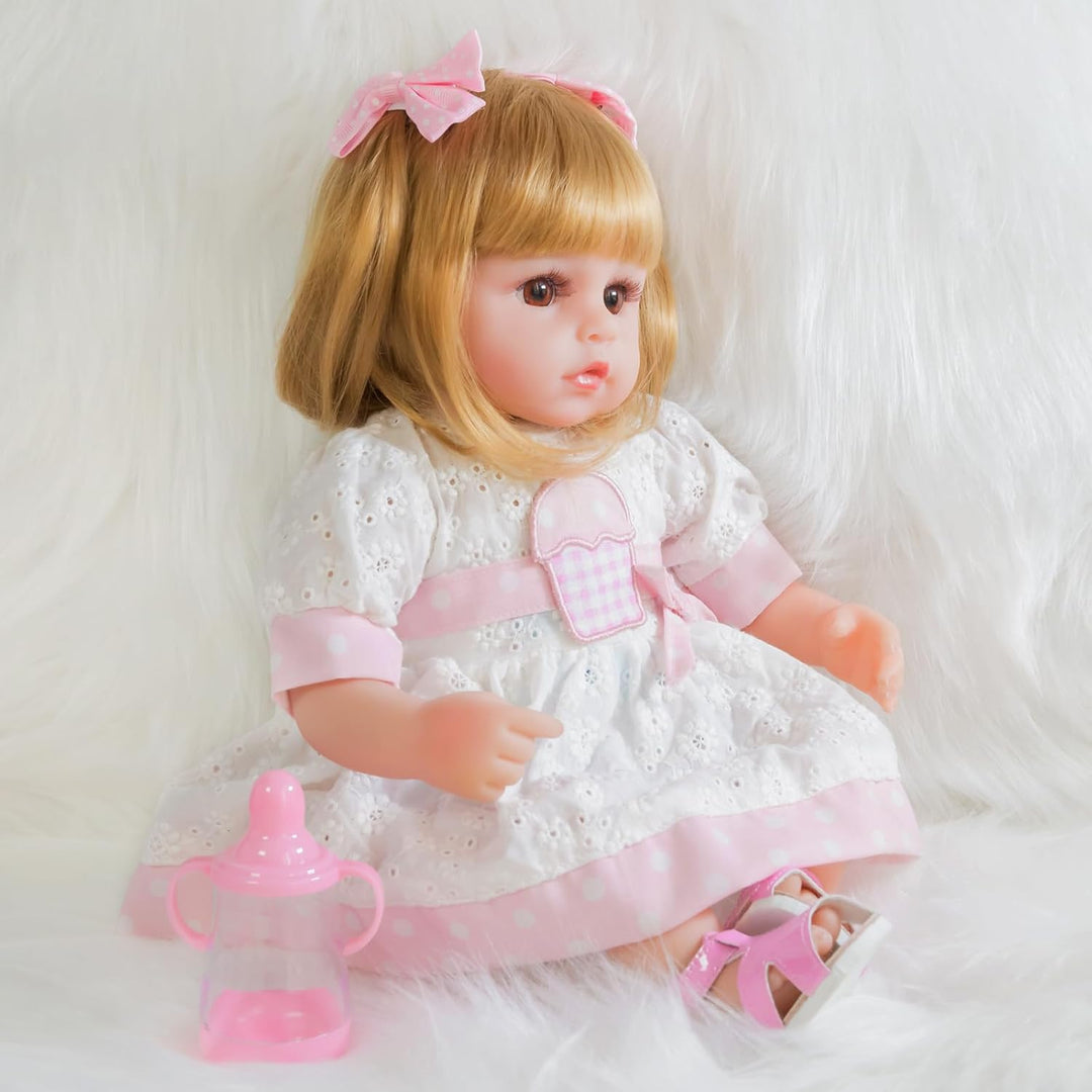 ENADOLL Muñeca realista de bebé recién nacida, muñecas de bebé reci...