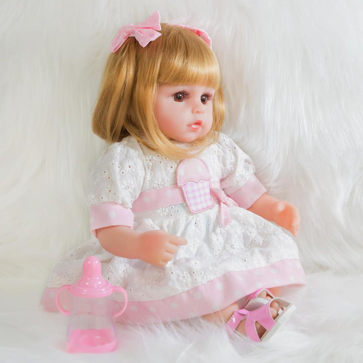 ENADOLL Muñeca realista de bebé recién nacida, muñecas de bebé reci...