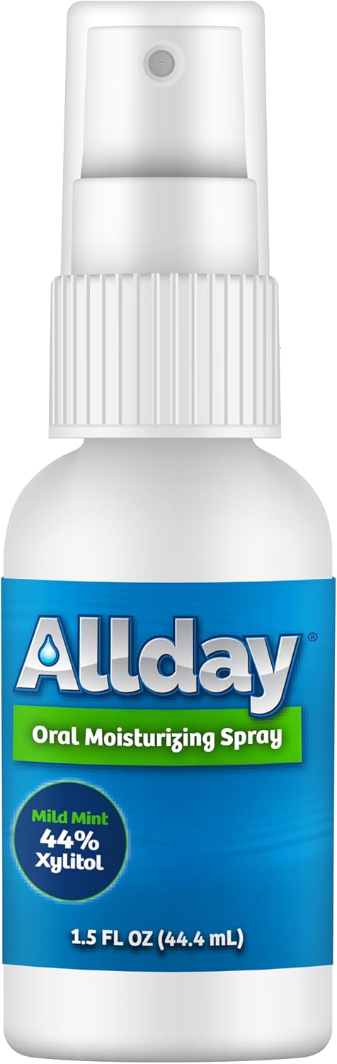 Allday Spray bucal seco, xilitol de máxima resistencia, acción rápi...
