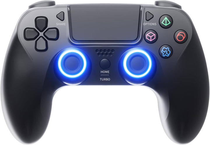 Controlador inalámbrico negro compatible con
