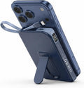 para Magsafe Power Bank iPhone, cargador portátil magnético, Azul