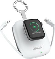 Cargador portátil pequeño de 5000 mAh, cargador inalámbrico iWatch...