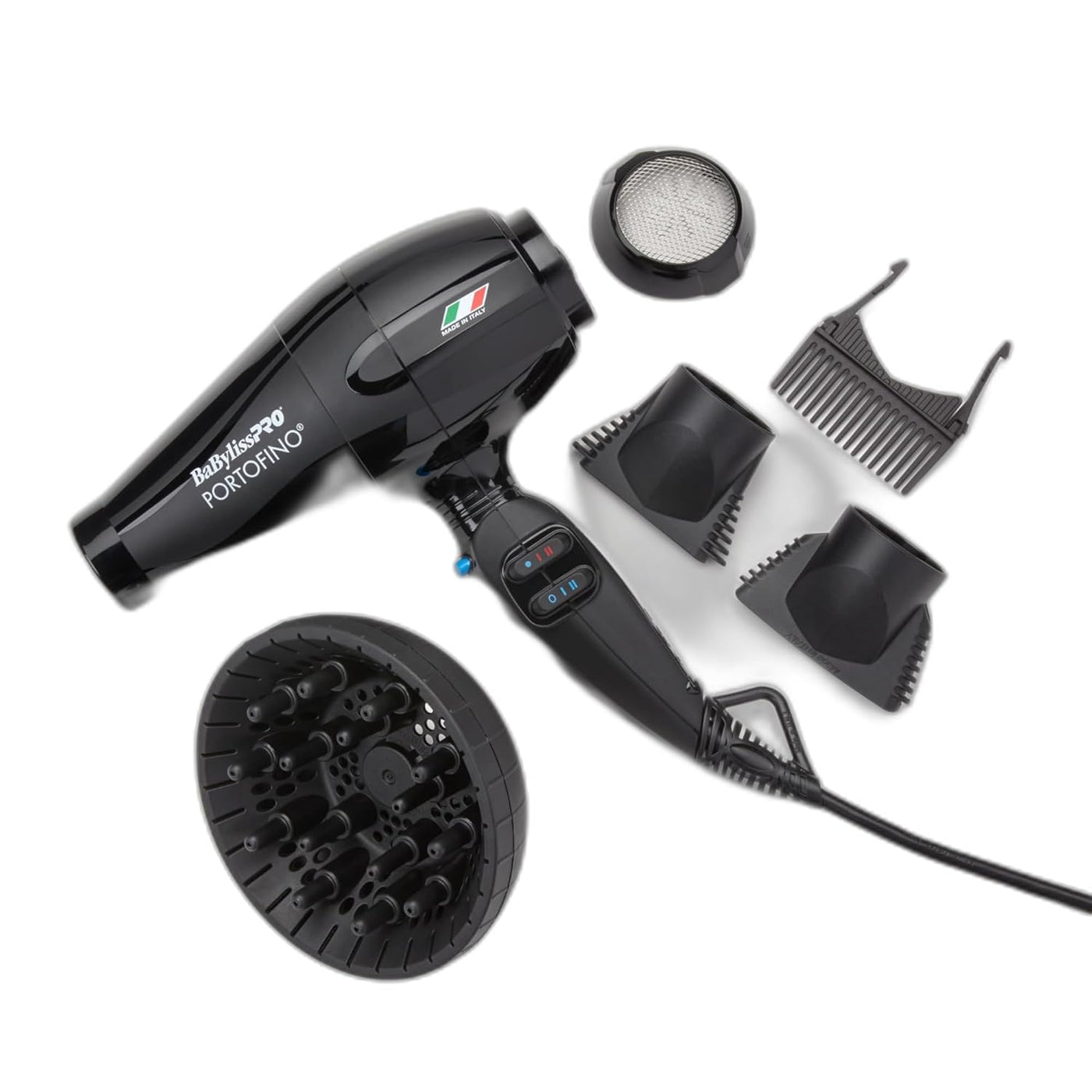 BaBylissPRO Secador de pelo, Nano Titanium Portofino 2000 vatios se...