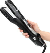 Bettyliss Plancha de vapor para alisar el cabello, plancha profesio...