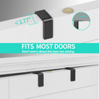 HapiRm Organizador Sobre la Puerta - Organizador de Puerta Colgante con 4 Canastas Metálicas de Gran Capacidad y Gancho Ajustable para Ropa para Baño Dormitorio Cocina Despensa Armario de Cocina