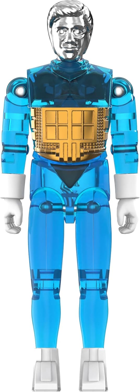 Super7 Reaction+ Micronauts Time Traveler (azul translúcido) - Figu...