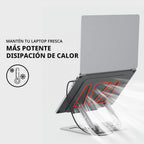 Estación de acoplamiento portátil de 360° con concentrador USB C
