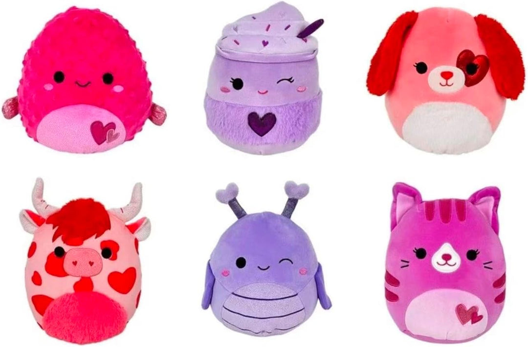 Squishmallows 2026 - Juego de 6 animales de peluche de 5