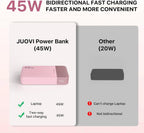 JUOVI Cargador portátil 45W 20000mAh Ayuno Banco de energía de carga