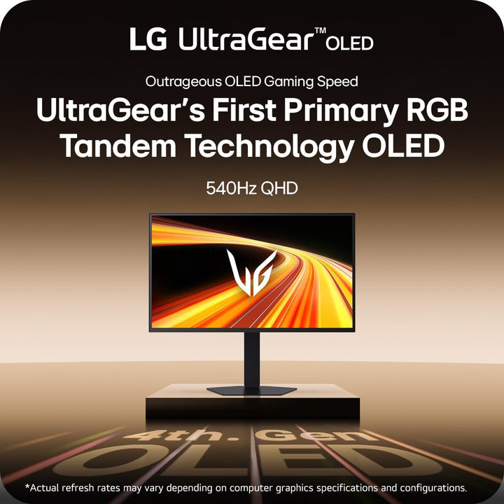 LG 27GX790B-B 27" Ultragear QHD (3440 x 1440) Monitor OLED para...