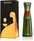 FLAIROSOL OLIVIA SIGNATURE Pulverizador de Aceite para Cocinar, Vidrio 200ml, Verde/Oro