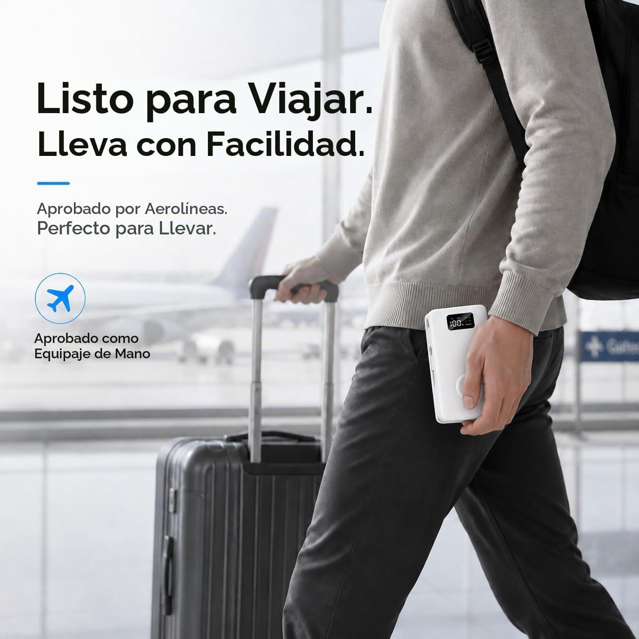 PZOZ Cargador portátil de 20000 mAh con cargador de Apple Watch, ca...