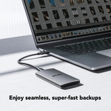 Lexar SSD externo ES3 de 2 TB, lectura de hasta 1050 MB\/s, expansi...