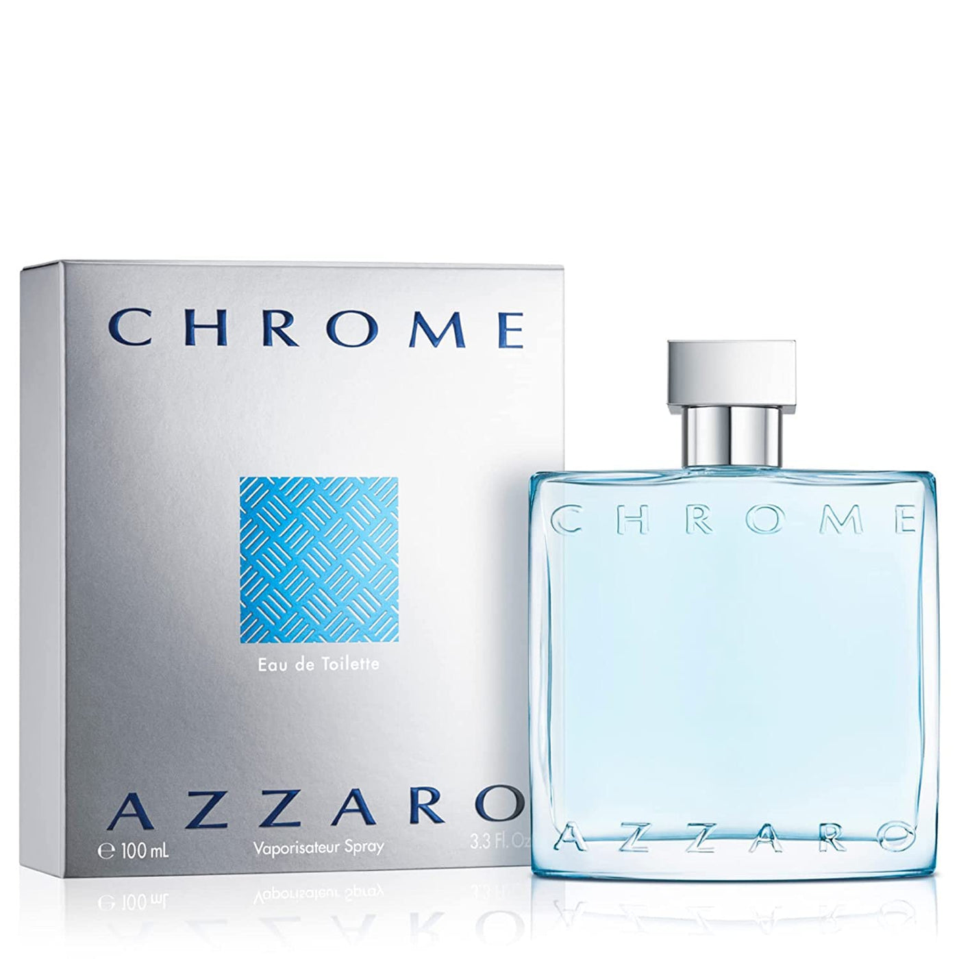 Azzaro Eau de Toilette cromado, colonia acuática fresca para hombre...