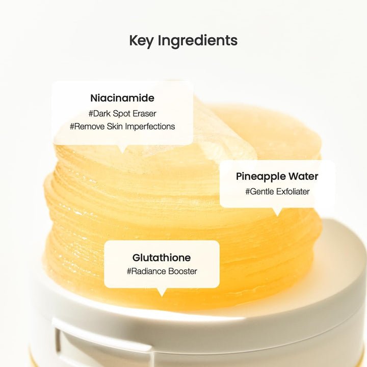 Biodance Vita - Almohadillas de tóner de gel de niacinamida, correc...