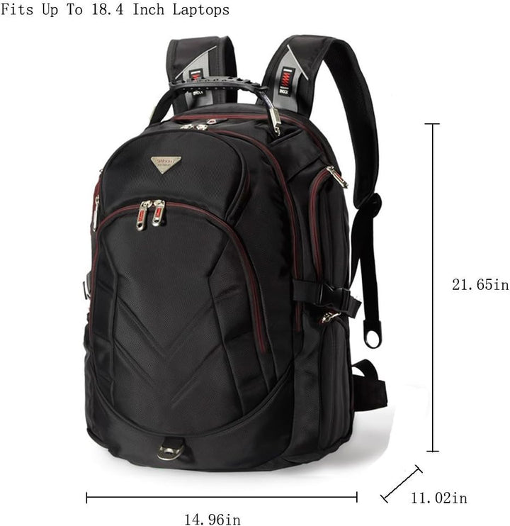 FreeBiz mochila para laptop de 18.4 pulgadas, apta para laptops par...