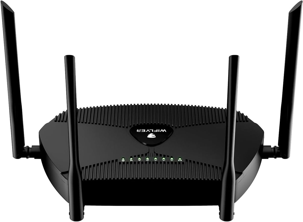 Wiflyer AX3000 Router WiFi 6 Mesh Router Dual-Band Gigabit Ethernet...