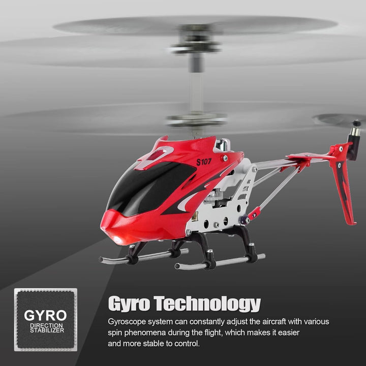 Cheerwing S107\/S107G Phantom 3CH 3.5 Canales, Mini Helicóptero RC...