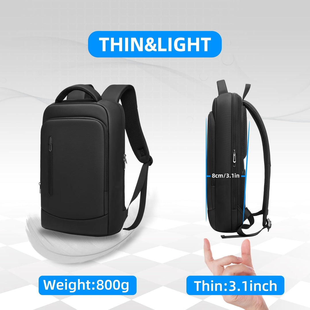 GYakeog Mochila delgada para computadora portátil de negocios para...