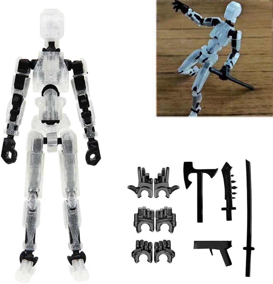 DANONI Titan13 - Figura de acción de robot, Lucky Robot 13, figura...
