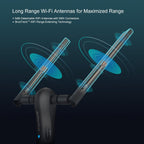 BrosTrend, adaptador WiFi de largo alcance (1200Mbps) de banda dual de 5 gigahertzios. Velocidad de red inalámbrica 867Mbps, 2.4 gigahertzios 300 Mbps; antenas WiFi 2 X 5dBi; USB 3.0. Compatible con Windows 10/8/7/XP, Linux Mint, Ubuntu, Raspbian