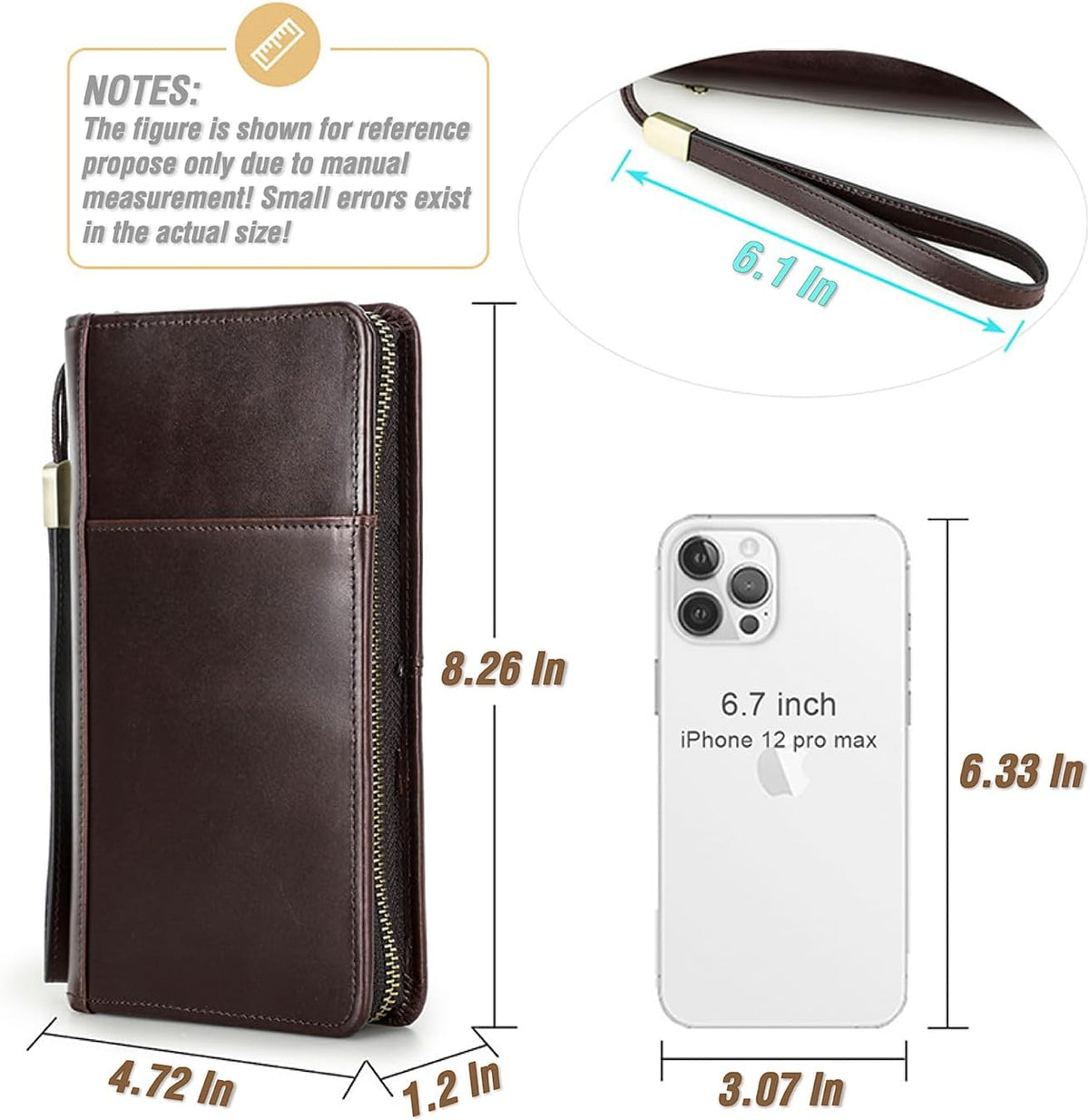 Cartera de viaje de cuero de grano superior para hombre y mujer, hecha a mano con tres capas para 4 pasaportes y múltiples tarjetas, bloqueo RFID de gran capacidad para tarjetas, pasaportes, boletos, azul