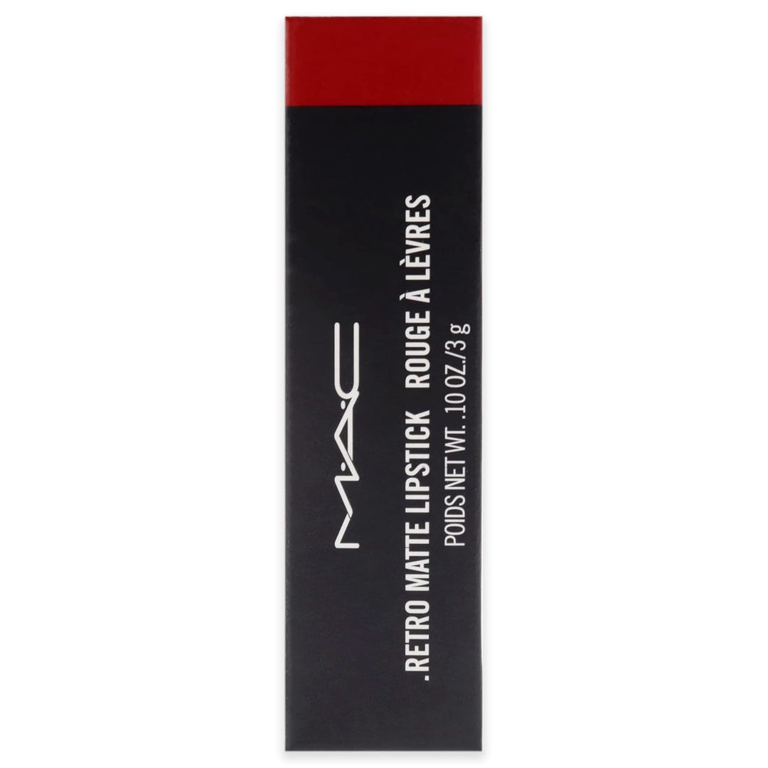 MAC Lápiz labial retro mate Ruby Woo, 1 unidad, multicolor, 0.10 onzas