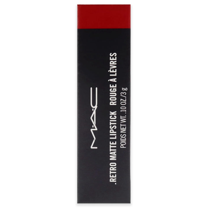 MAC Lápiz labial retro mate Ruby Woo, 1 unidad, multicolor, 0.10 onzas