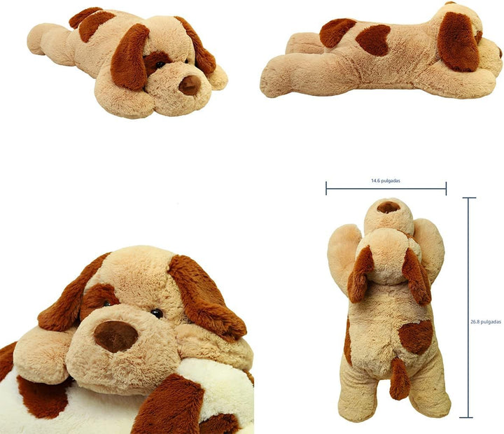 YESGIRL Animales de peluche con peso de perro de 26.8 pulgadas, 5 l...