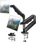Soporte de escritorio con brazo de monitor doble para pantallas de máximo
