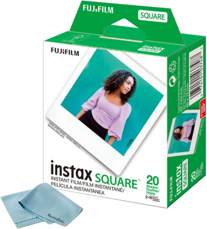 Fujifilm Película instantánea Instax Square \u2013 20 exposiciones...