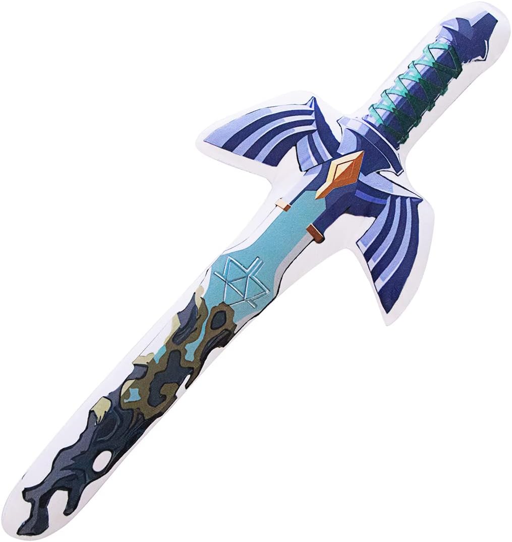 MARUKQW Cosplay Master Sword Hylian Shield Almohada Decorativa Suav...