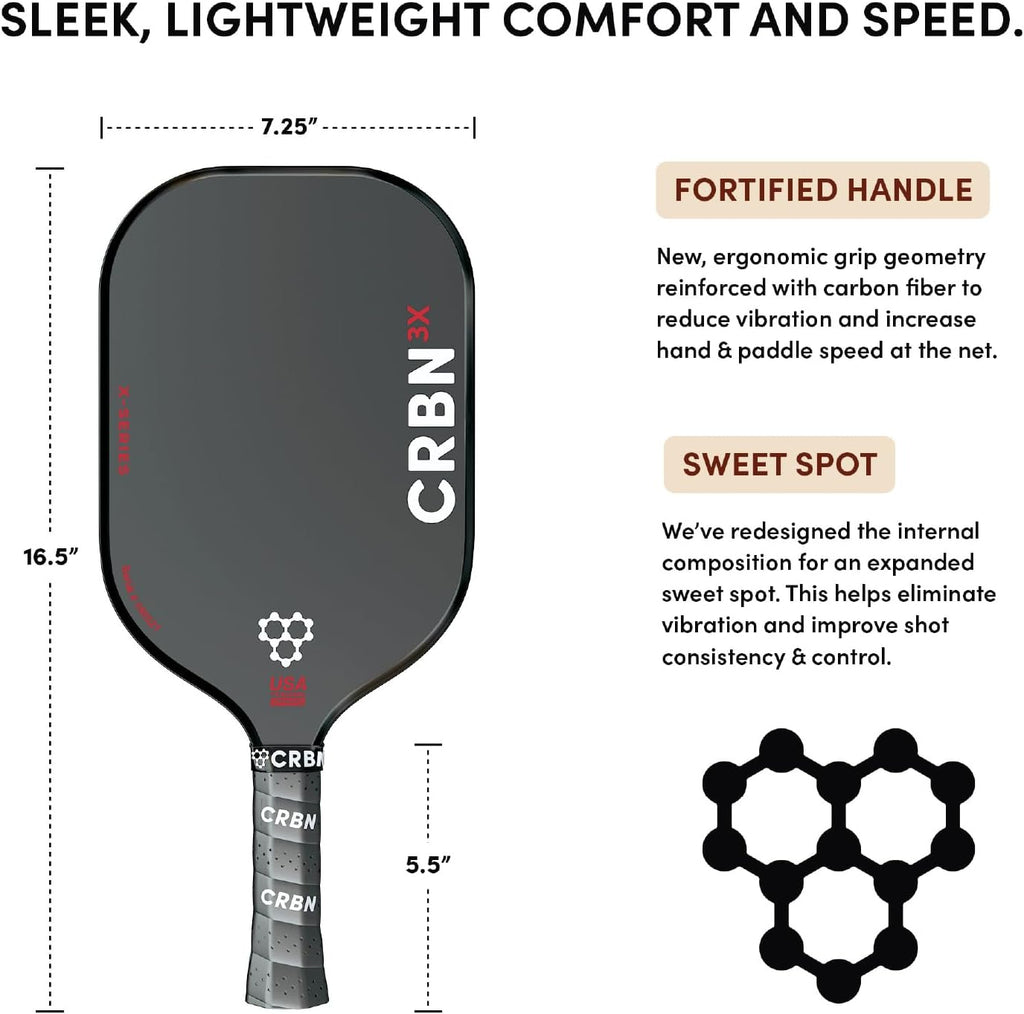 CRBN Pickleball - X Series Power Paddle