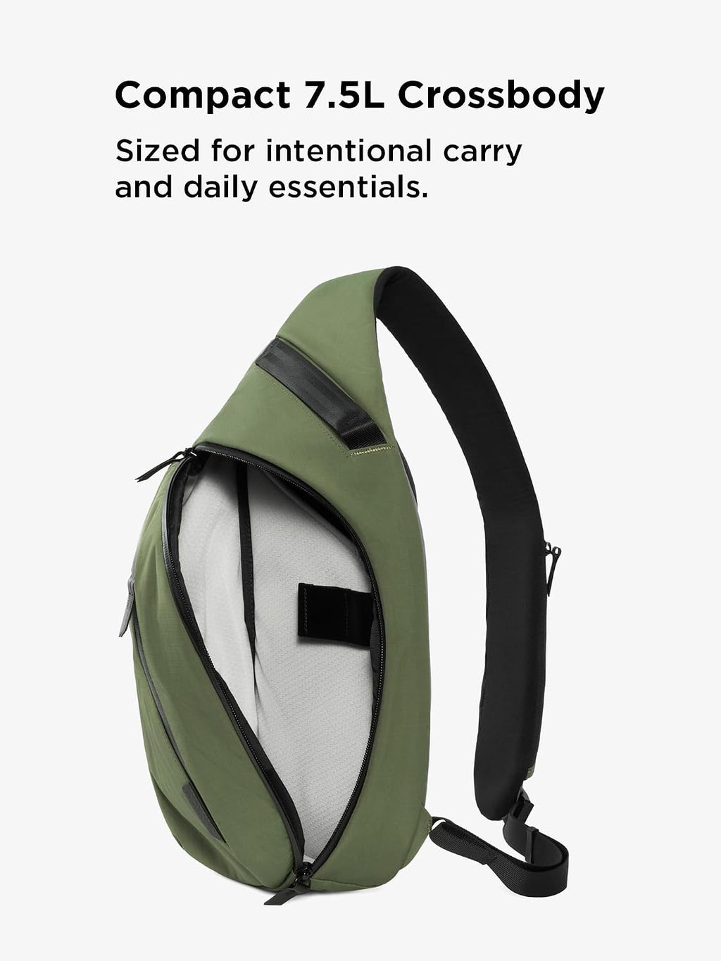 ALPAKA Metro Bandolera para el Hombro Izquierdo 7.5L - Bolso Bandolera para Hombre, Mochila de Hombro - Caben Tablet de 11" - Bandolera de un Solo Hombro