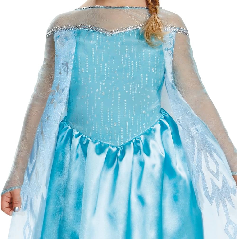 Disfraz de Elsa clásico para niñas pequeñas de Disguise, Un solo color