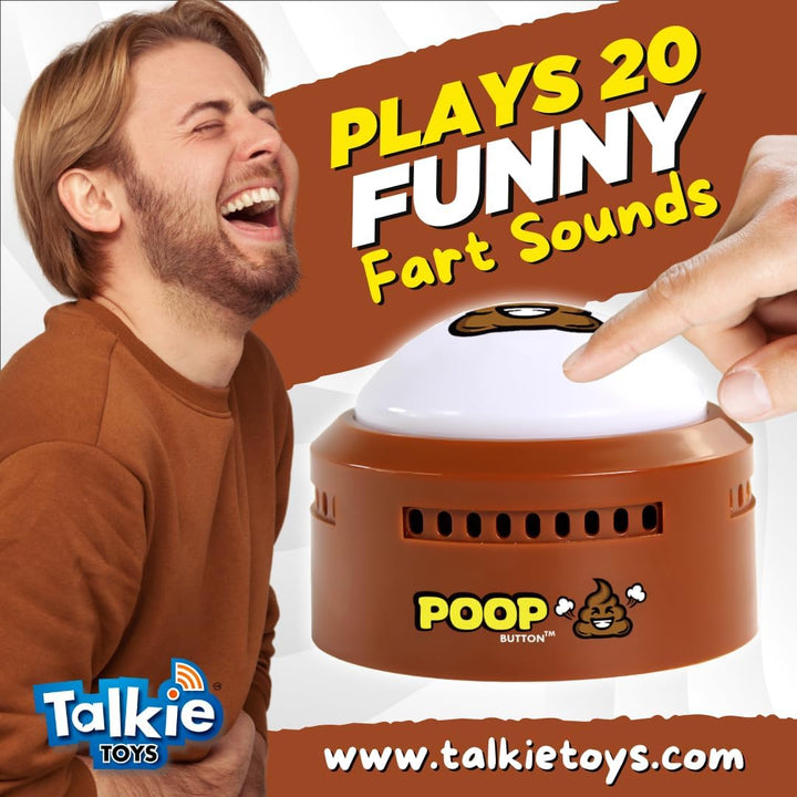 Talkie Toys Products Botón de Popó - Se ilumina y