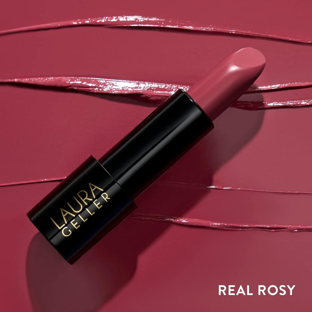 LAURA GELLER NEW YORK Lápiz labial clásico moderno, color rosa real...