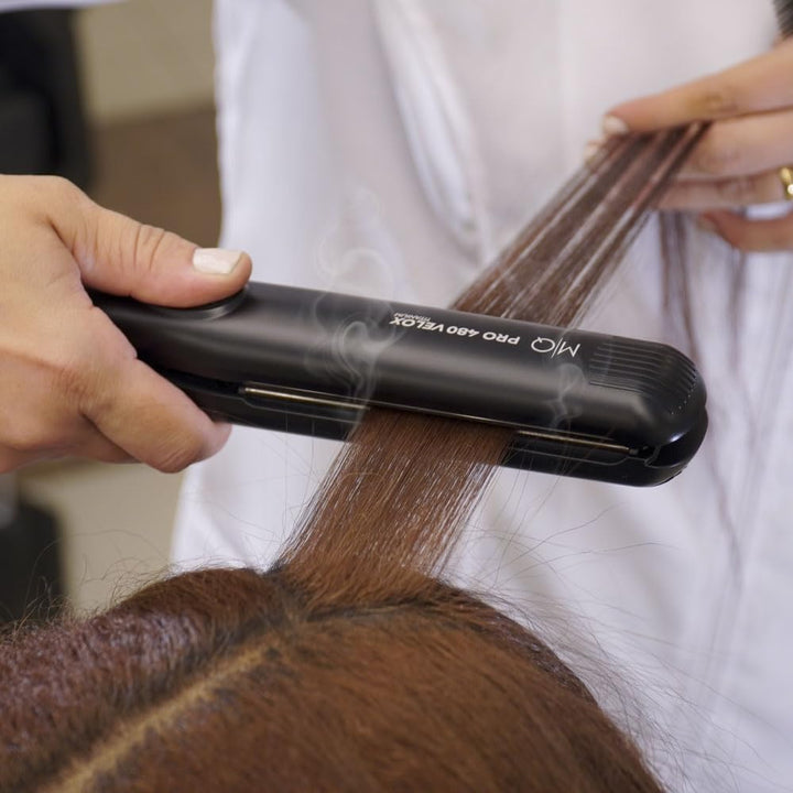 MQ Professional Plancha de pelo Pro 480 Velox Titanium Flat Iron \u...