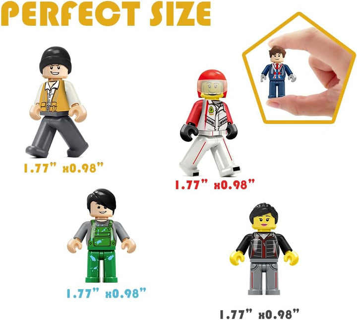 36 piezas de minifiguras mini figura de juguete relleno de