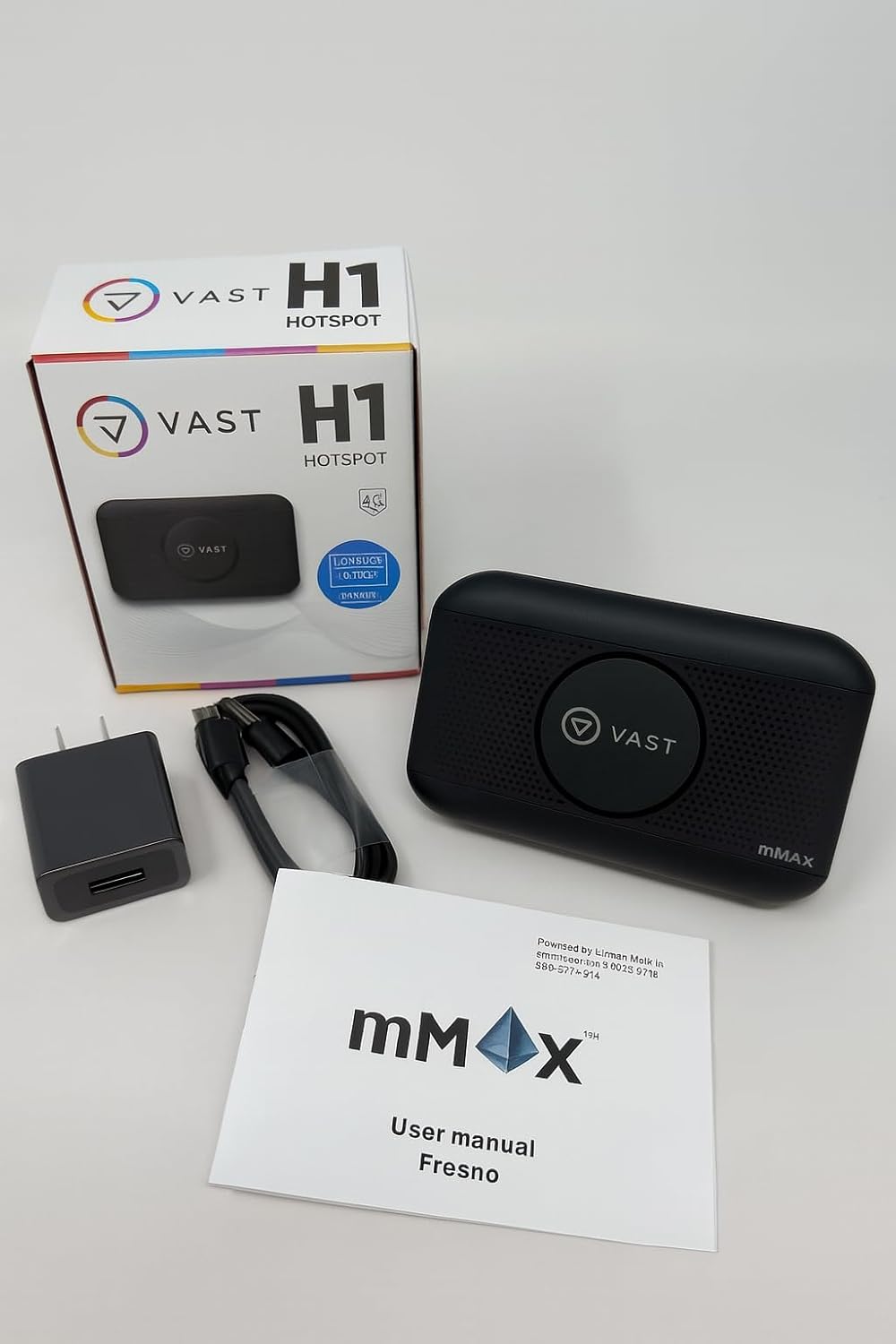 Vast H1 4G LTE MiFi Mobile WiFi Hotspot Router - GSM
