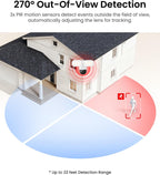 REOLINK TrackFlex Reflector WiFi, 4K 360° PTZ Cámara de reflector de doble