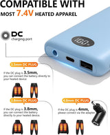 ColdBye Paquete de Batería de 7.4V para Chaleco Calentado, Batería...