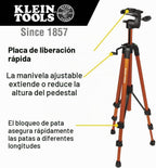 Klein Tools 80184 Kit de nivel láser verde con trípode, 2 piezas
