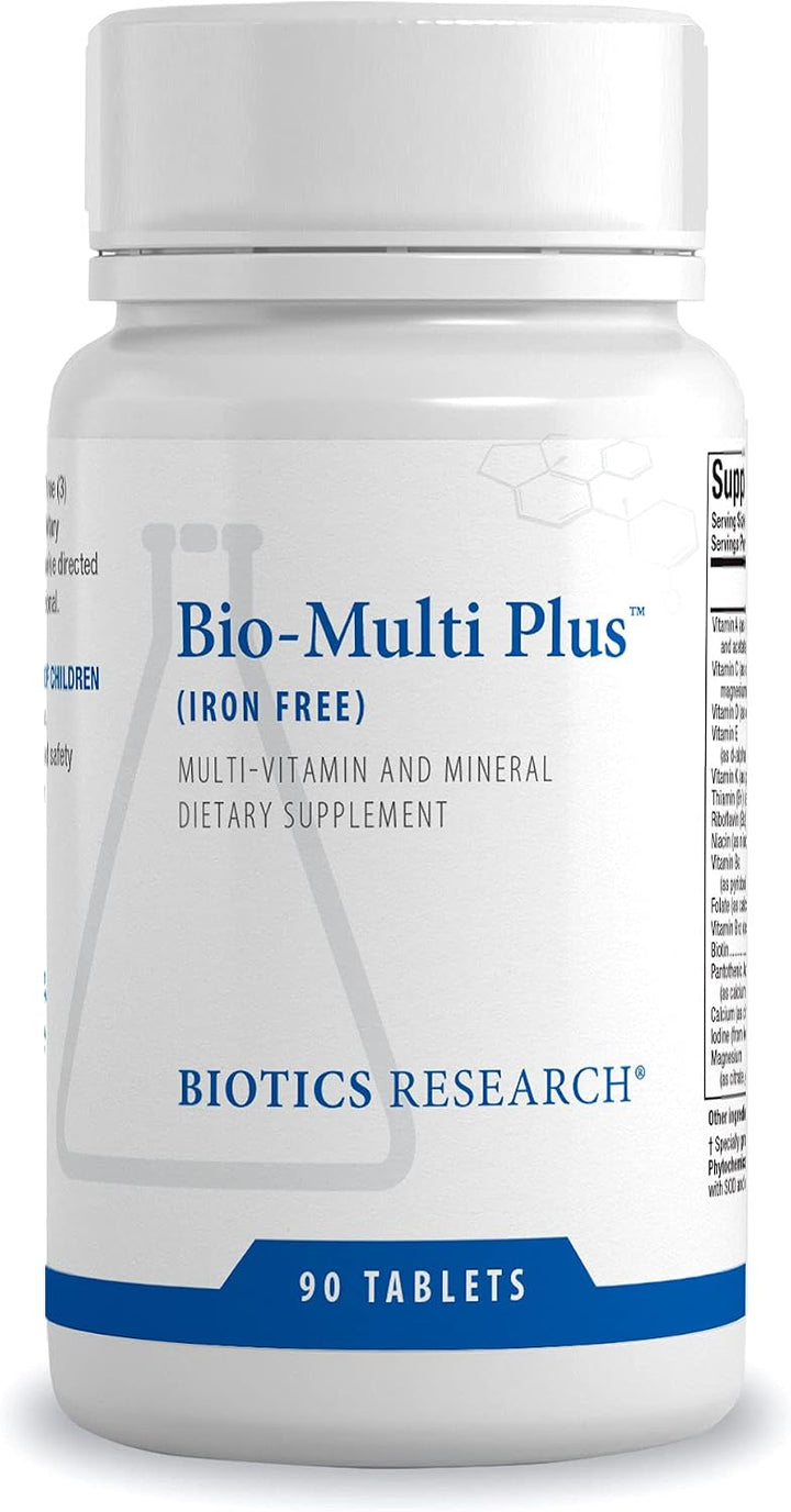 Biotics Research Bio Multi Plus Multivitamínico sin hierro, mineral...