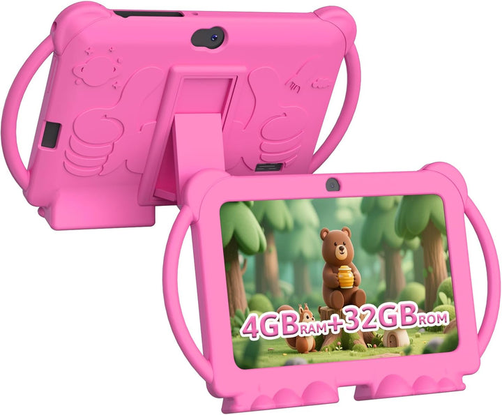 HOTTABLET Tableta para niños de 7 pulgadas, Android 12, 4 GB de RAM...