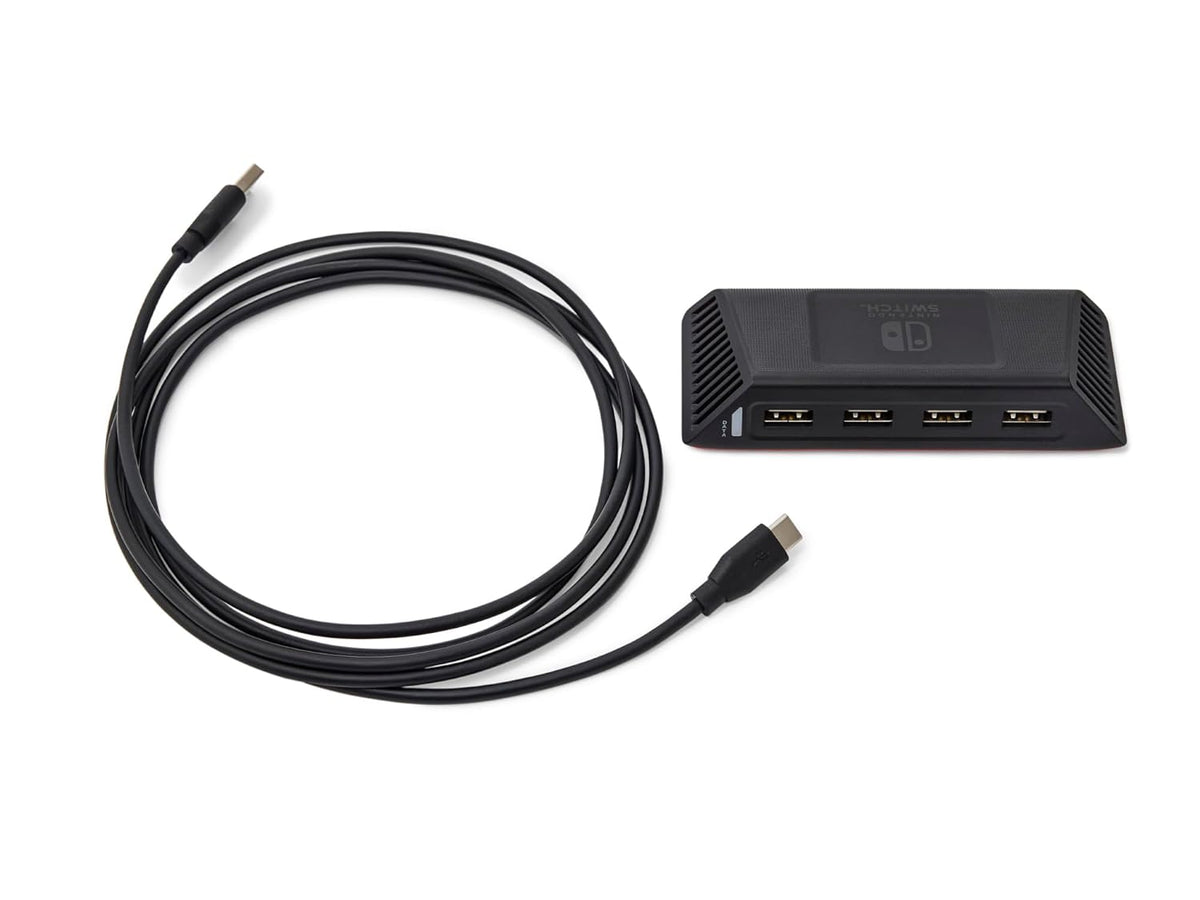 PowerA, NSAC0245-01, hub USB 2.0 de 4 puertos