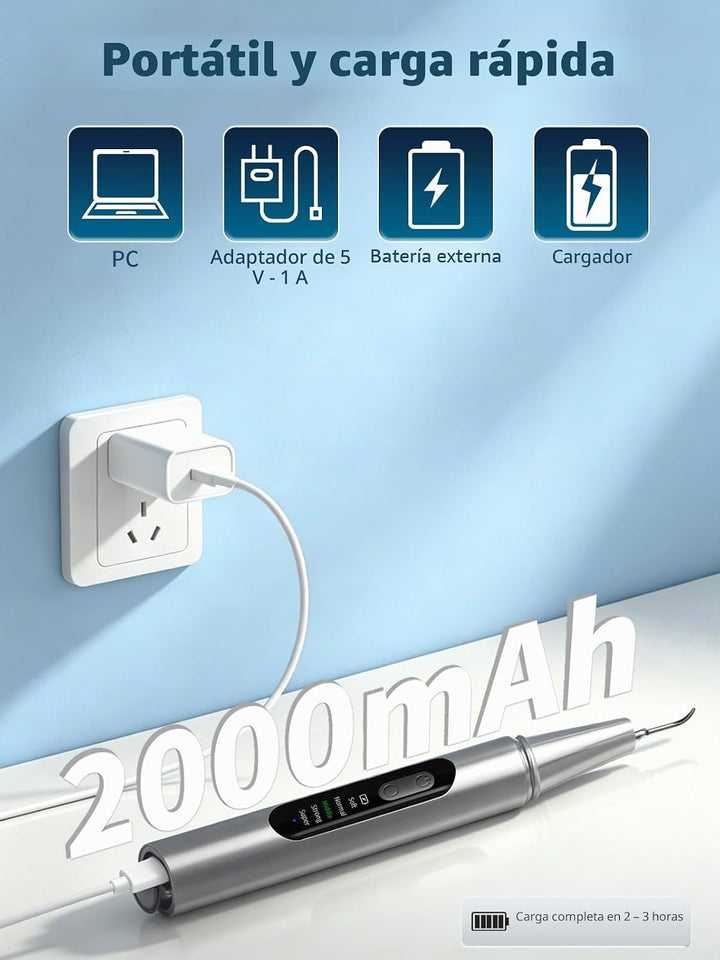 Removedor de placa para dientes, kit de limpieza de dientes, remove...