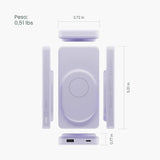 Clemm Banco de energía inalámbrico portátil de 10000 mAh, compatibl...