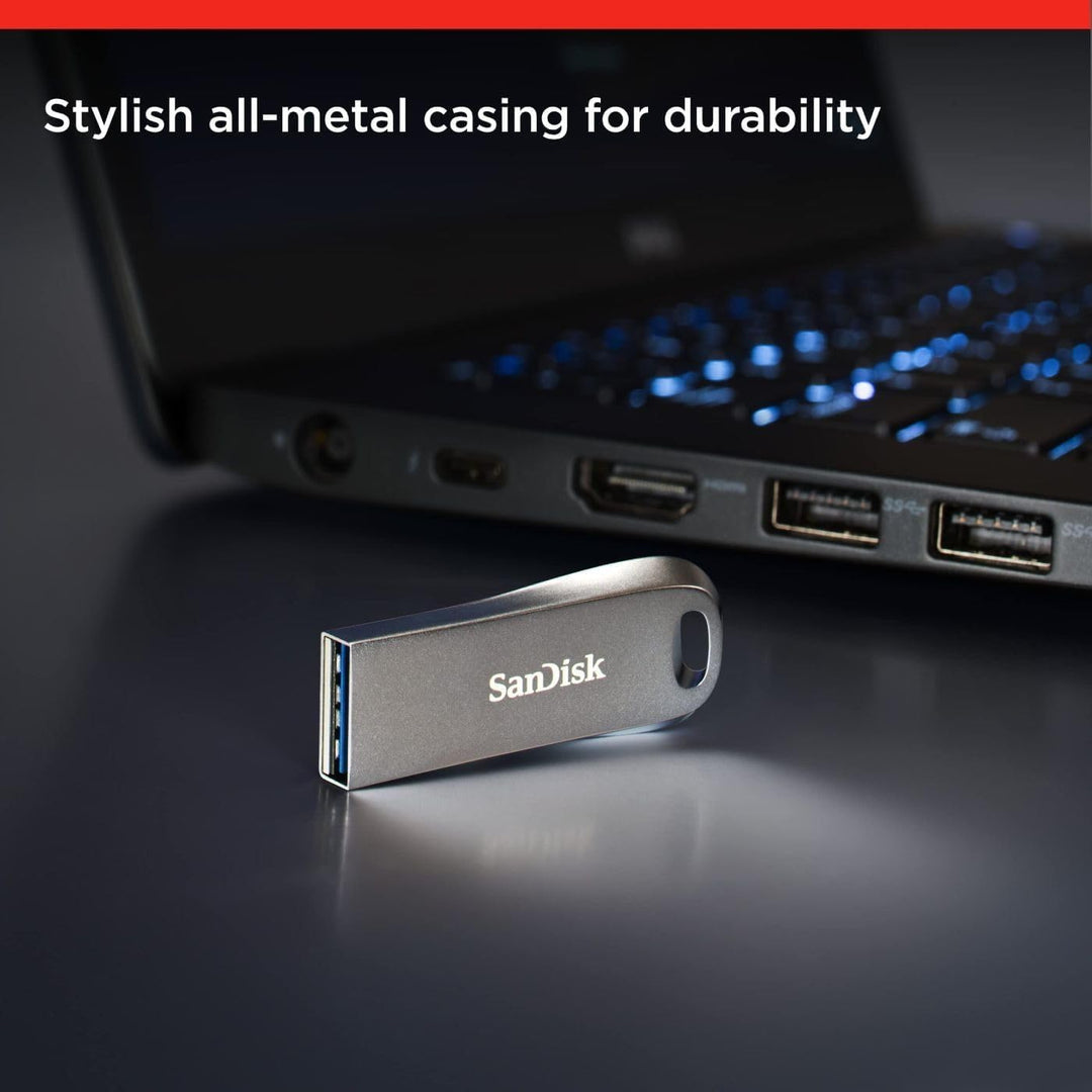 SanDisk Unidad flash USB 3.2 Gen 1 Ultra Luxe de 256 GB - SDCZ74-25...